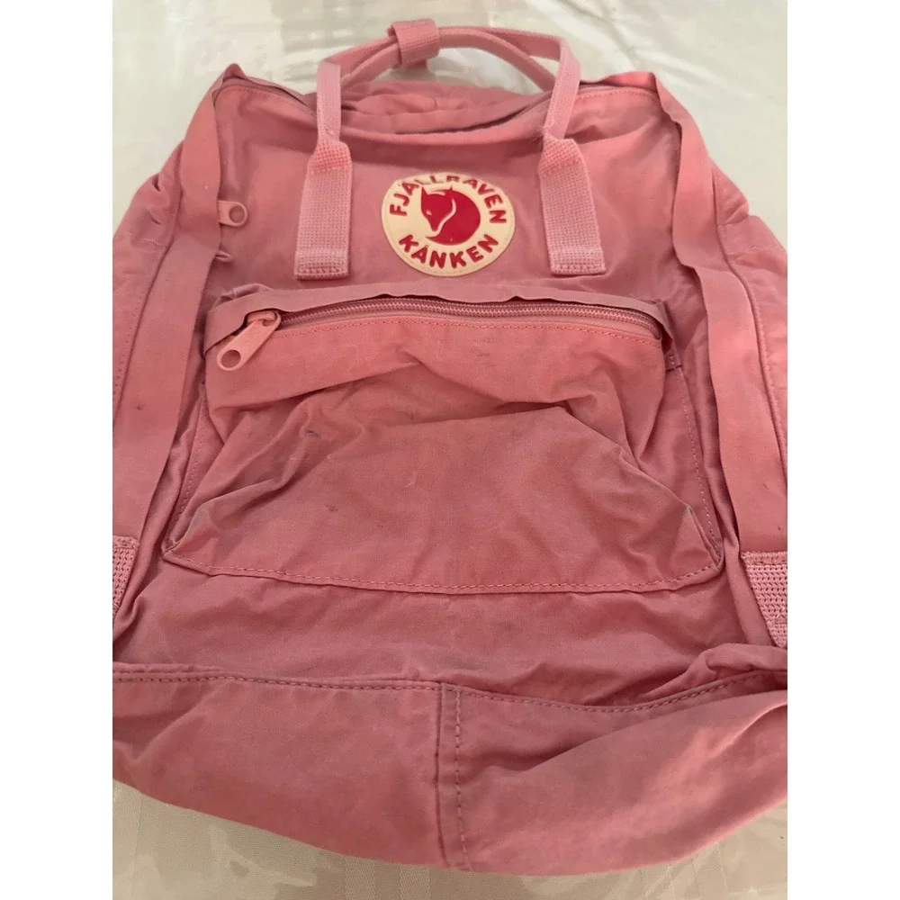 Fjallraven Kanken Backpack Unisex One Size Pink Good Classic Daypack Bag